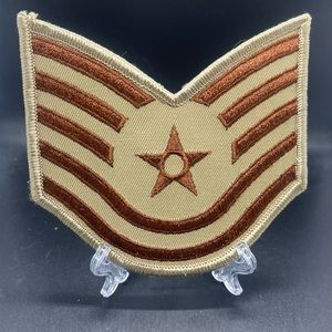 USAF Desert Technical Sergeant E-6 Patch. United States Air Force.